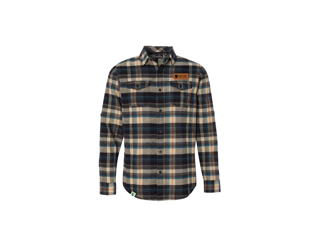 Jack's Abby Leather Patch Flannel